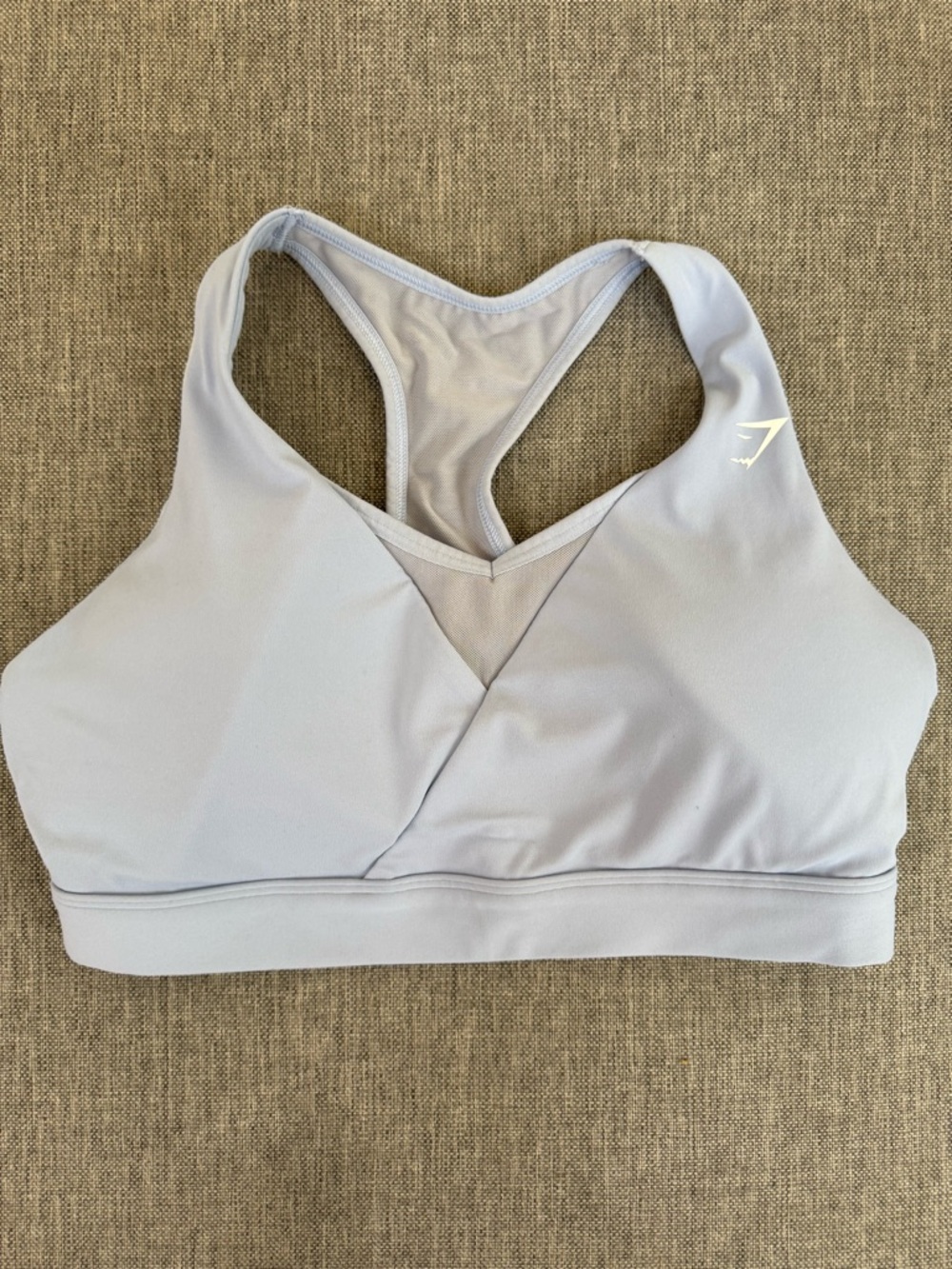 Gymshark Light Blue Racerback Sports Bra
